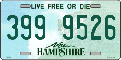 NH license plate 3999526