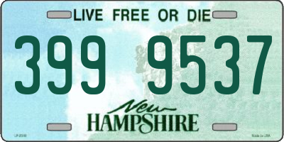 NH license plate 3999537