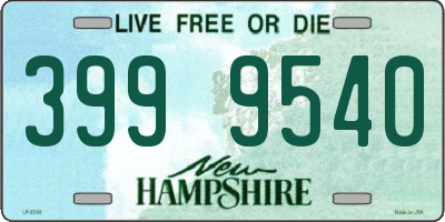 NH license plate 3999540