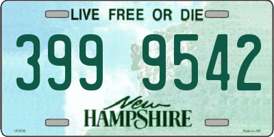 NH license plate 3999542