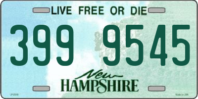 NH license plate 3999545