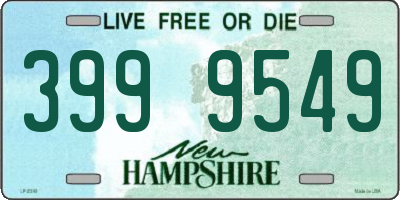 NH license plate 3999549