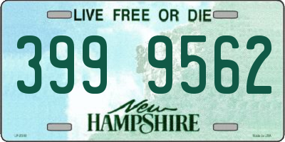 NH license plate 3999562