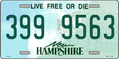 NH license plate 3999563