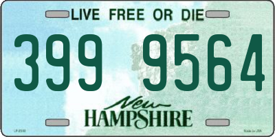 NH license plate 3999564