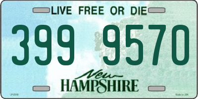 NH license plate 3999570