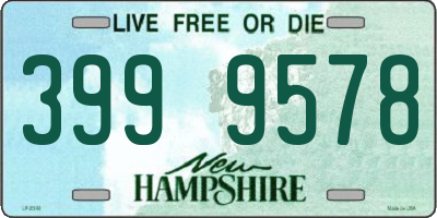 NH license plate 3999578