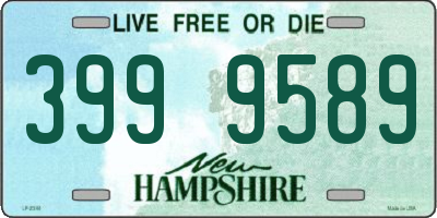 NH license plate 3999589