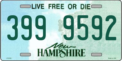 NH license plate 3999592