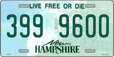 NH license plate 3999600