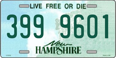 NH license plate 3999601