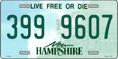 NH license plate 3999607