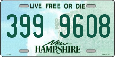 NH license plate 3999608