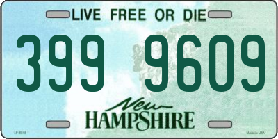 NH license plate 3999609