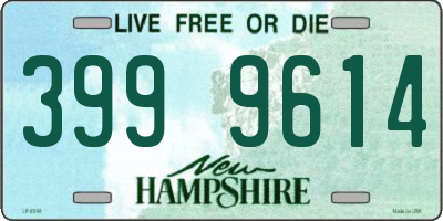 NH license plate 3999614