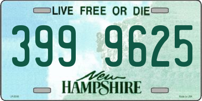 NH license plate 3999625