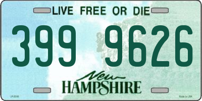 NH license plate 3999626