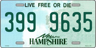 NH license plate 3999635