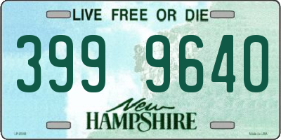 NH license plate 3999640