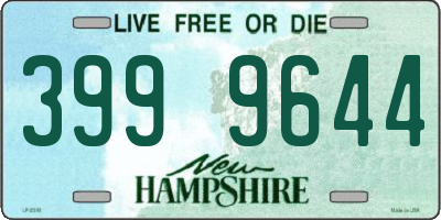 NH license plate 3999644