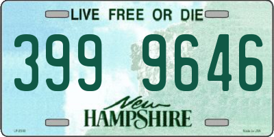 NH license plate 3999646