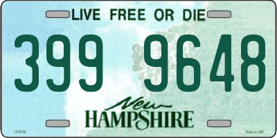 NH license plate 3999648