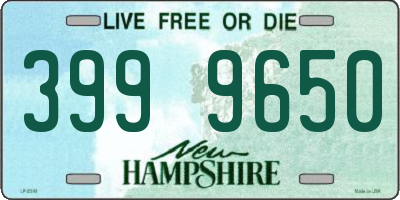 NH license plate 3999650