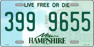 NH license plate 3999655