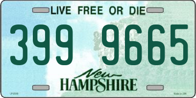 NH license plate 3999665