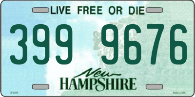 NH license plate 3999676