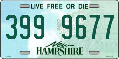 NH license plate 3999677