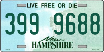 NH license plate 3999688