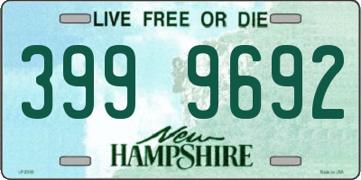NH license plate 3999692