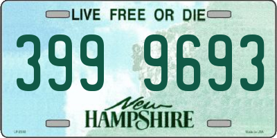 NH license plate 3999693