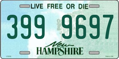 NH license plate 3999697