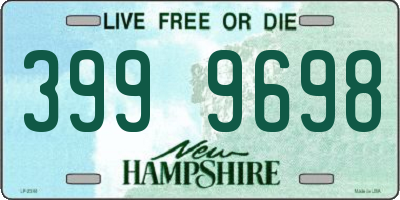 NH license plate 3999698