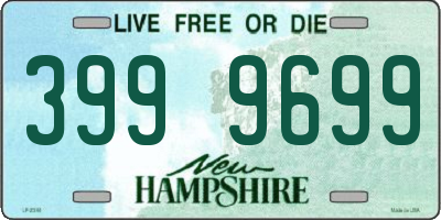 NH license plate 3999699