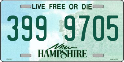 NH license plate 3999705