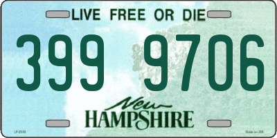 NH license plate 3999706