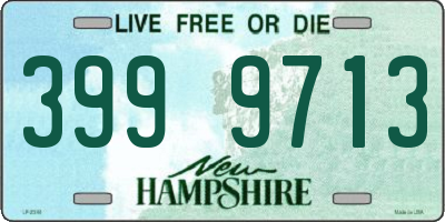 NH license plate 3999713