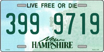 NH license plate 3999719