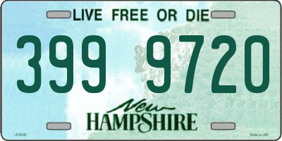 NH license plate 3999720
