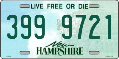 NH license plate 3999721