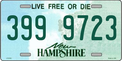 NH license plate 3999723