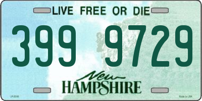 NH license plate 3999729