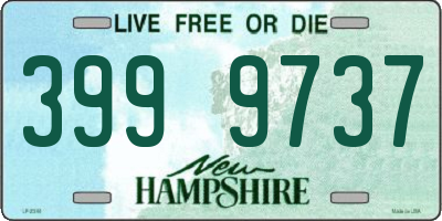 NH license plate 3999737