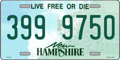 NH license plate 3999750