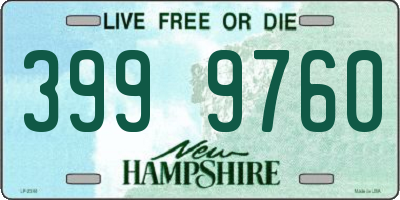 NH license plate 3999760