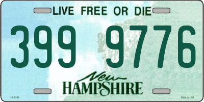 NH license plate 3999776