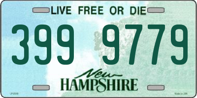 NH license plate 3999779